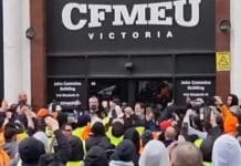 Vilifying CFMEU protesters will only build the right