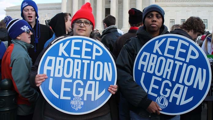 Abortion protest US web