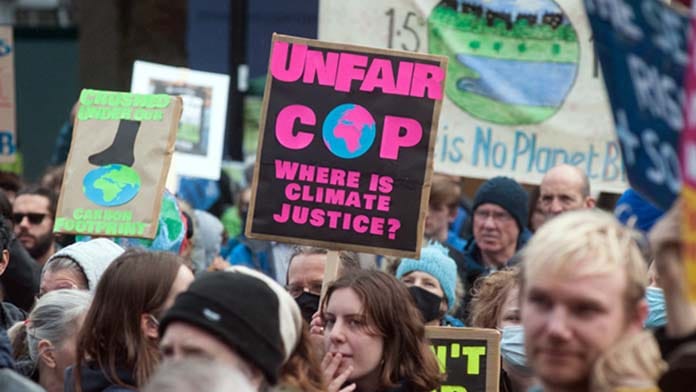 COP 26 protest web