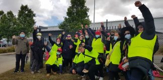 Country Road workers fashion a victory