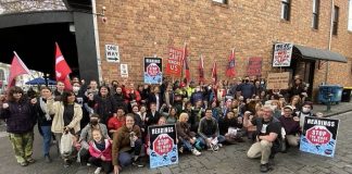 Bookshop workers write next chapter of struggle