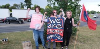 Workers take a stand against sexual harassment