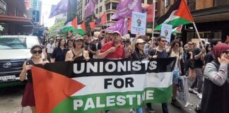 USyd staff fly the flag as union members back defiance