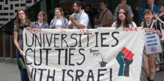 Crackdown on the right to protest for Palestine at uni