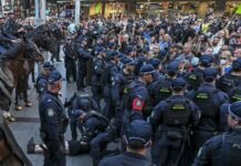 Violent police exist to protect capitalism and the rich