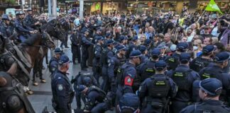 Violent police exist to protect capitalism and the rich