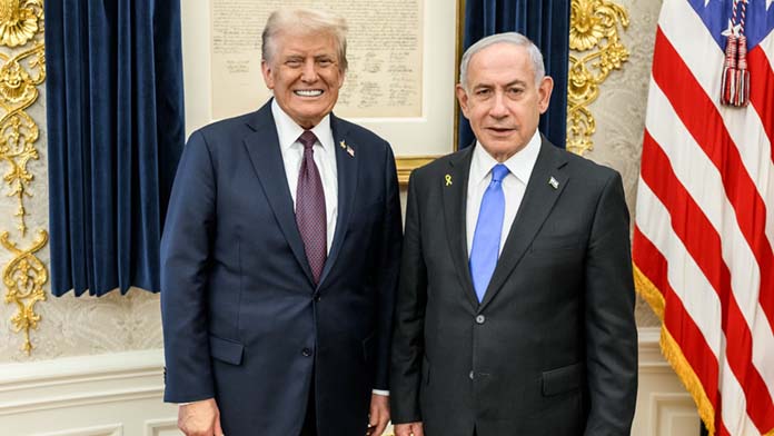 Trump Netanyahu WH