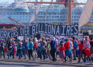 US workers strike back at Trump on May Day