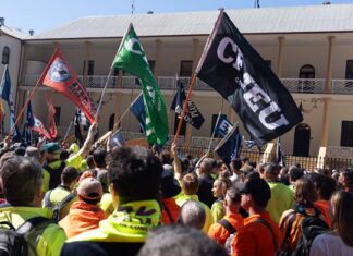 CFMEU delegate facing charges for protest against Admin