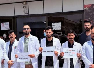 Iraqi doctors stage two-week strike over unpaid wages and unsafe conditions
