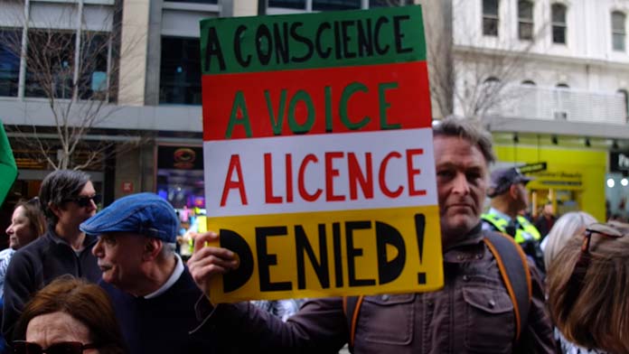 AHPRA protest