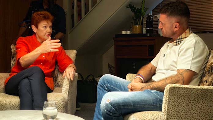 Hanson and Tommy Robinson