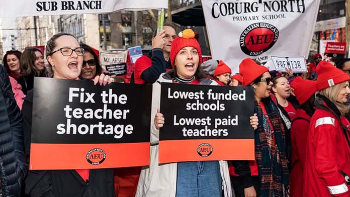 Teachers strike 2307
